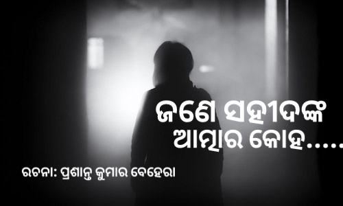 You are currently viewing ଜଣେ ସହୀଦଙ୍କ ଆତ୍ମାର କୋହ…..