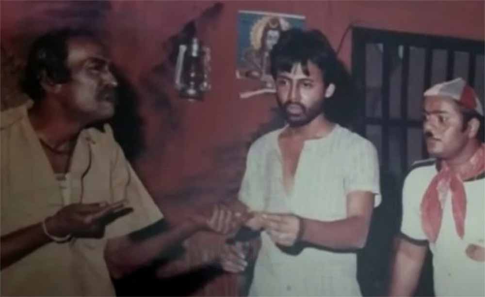 Odia Actor Biraj Dash during a film